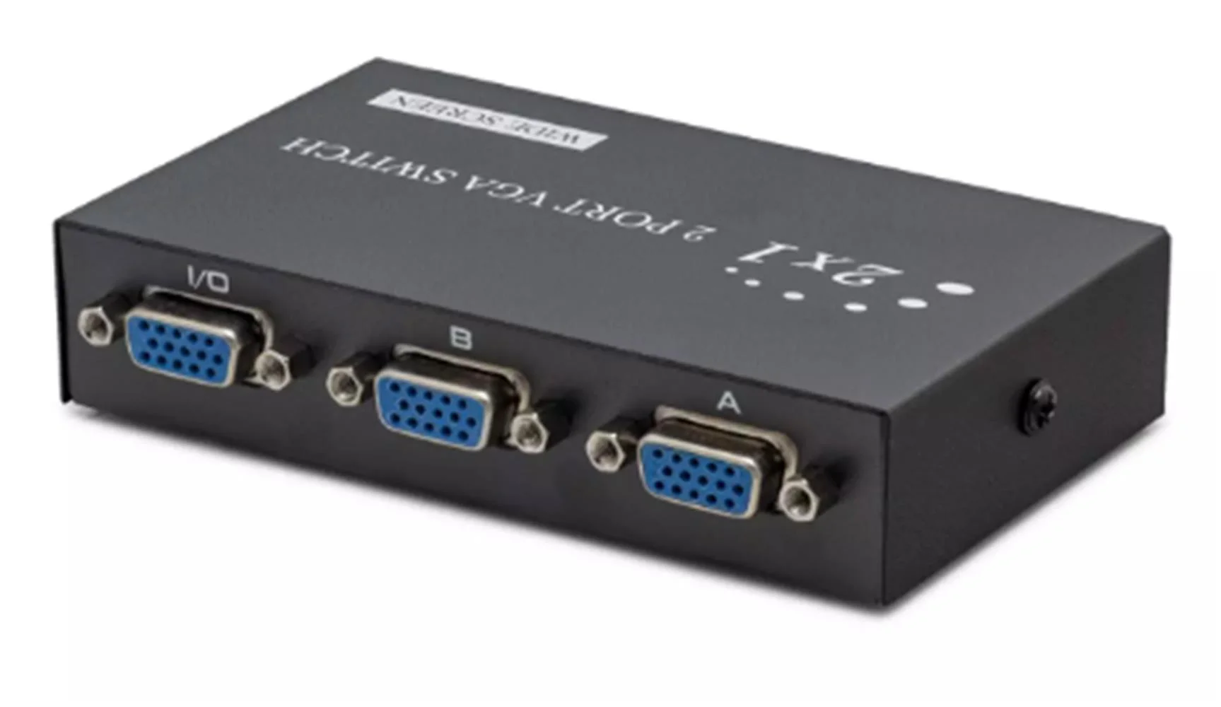 Hadron Hdx1280 2 Port Vga Switch 54Mhz 2Giriş 1Çıkış Butonlu Geçiş