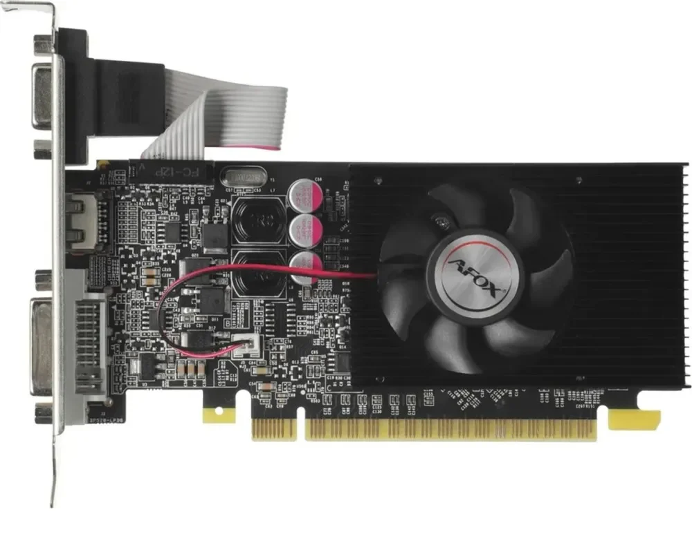 Afox Geforce Gt610 2gb Ddr3 64bit AF610-2048D3L5-V3 DVI HDMI VGA LP Single Fan Ekran Kartı